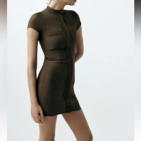 ZARA POCKET MINI DRESS - Picture 5 of 5